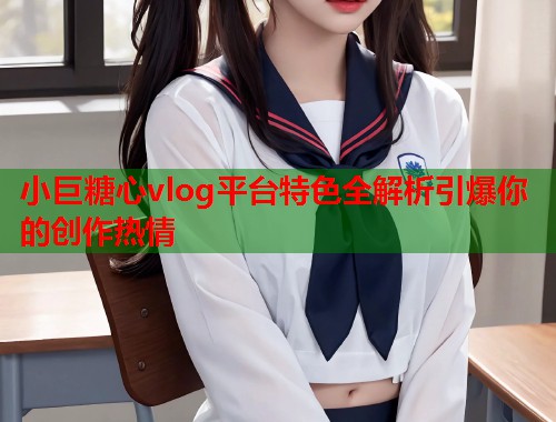 小巨糖心vlog平台特色全解析引爆你的创作热情  第1张 小巨糖心vlog平台特色全解析引爆你的创作热情  第1张